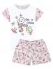 Пижама детская Little Princess с шортами цв.Белый/Розовый
