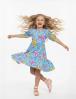Платье для девочки KETMIN ЭФФЕКТ цв.Цветочная поляна голубой
