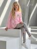 Костюм для девочки KETMIN МИШКА ROSE цв.Розовый