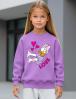 Свитшот детский KETMIN LOVE DAISY цв.Сиреневый