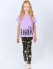 Футболка для девочки KETMIN FASHION CLUB цв.Сиреневый