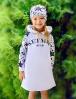 Платье для девочки KETMIN STAR КМ с капюшоном цв.Белый