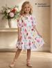 Платье для девочки KETMIN ЭФФЕКТ цв.Цветочный Рай