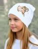 Шапка летняя АНГЕЛ цв.Белый/ принт