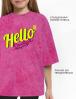 Футболка для девочки KETMIN HELLO цв.Варенка Фуксия