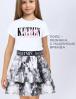 Детская юбка KETMIN VINTAGE цв.Тай Дай Граффит