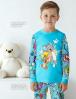 Пижама детская KETMIN HOME BOOM цв.Бирюза (Лонгслив/Брюки)