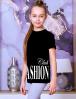 Футболка для девочки KETMIN FASHION CLUB цв.Чёрный