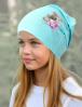 Шапка летняя Мишка ROSE цв.Бирюза