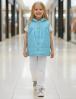 Жилет для девочки KETMIN COLLECTION цв.Голубой