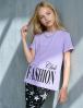 Футболка для девочки KETMIN FASHION CLUB цв.Сиреневый