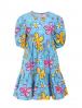 Платье для девочки KETMIN ЭФФЕКТ цв.Цветочная поляна голубой