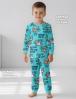 Пижама детская KETMIN CLASSIC БАРАШКИ цв. Бирюза (Лонгслив/Брюки)