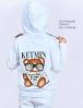 Костюм детский KETMIN МИШКА TOY на молнии цв.Белый