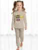 Пижама детская KETMIN HOME СОВУШЕЧКА цв.Бежевый со звёздами