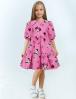 Платье для девочки KETMIN ЭФФЕКТ цв.Минни Бантик Розовый