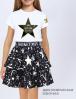Детская юбка KETMIN VINTAGE цв.Star KM Чёрный