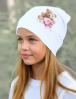 Шапка летняя Мишка ROSE цв.Белый