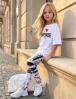 Легинсы детские PREMIUM KETMIN ГРАФФИТИ цв.Белый