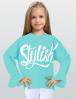 Толстовка для девочки KETMIN STYLISH цв.Бирюза