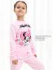 Пижама детская KETMIN HOME МИННИ LOVE цв.розовый/белый горох (Лонгслив/Брюки)
