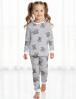 Пижама детская KETMIN CLASSIC МИШКИ SWEET цв.Серый (Лонгслив/Брюки)