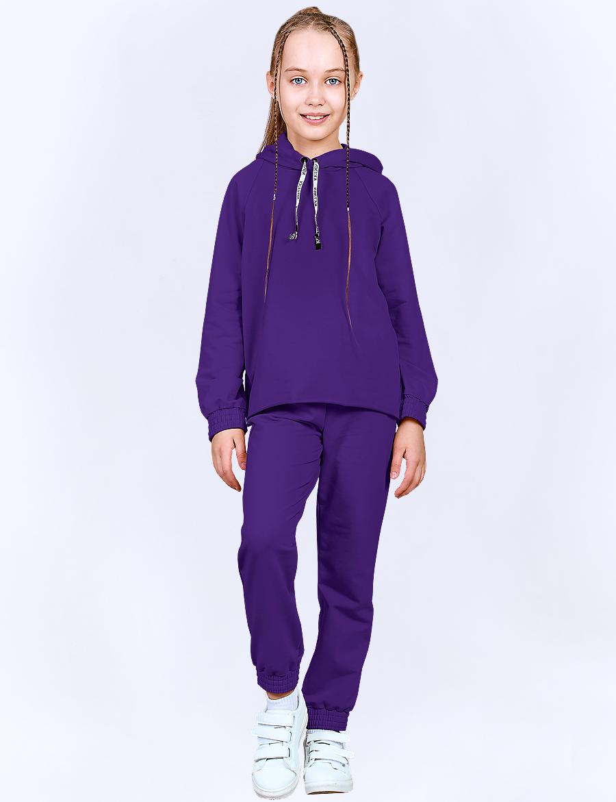 Купить Детский костюм для девочки KETMIN Sport цв.Фиолетовый оптом отпроизводителя в Иваново.