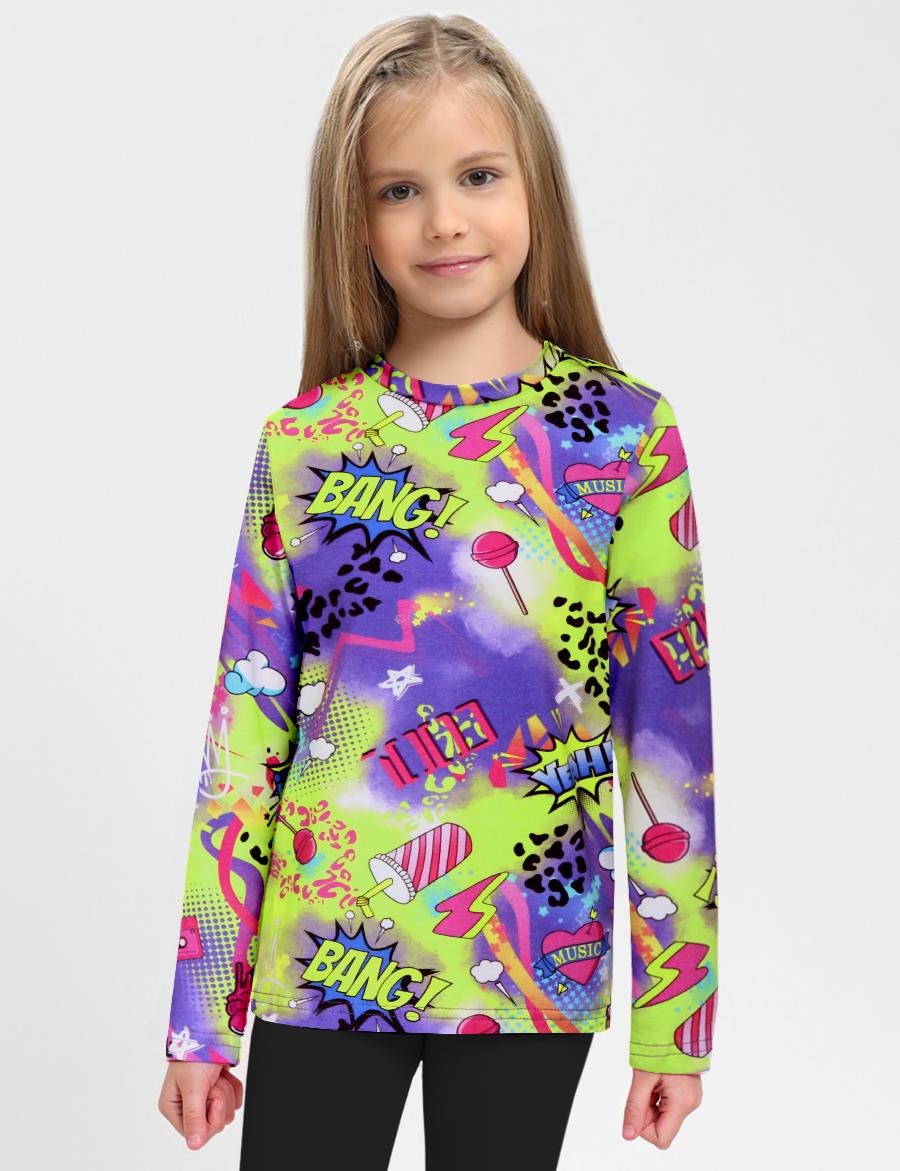 Лонгслив для девочки KETMIN LOVELY цв.Фиолетовый