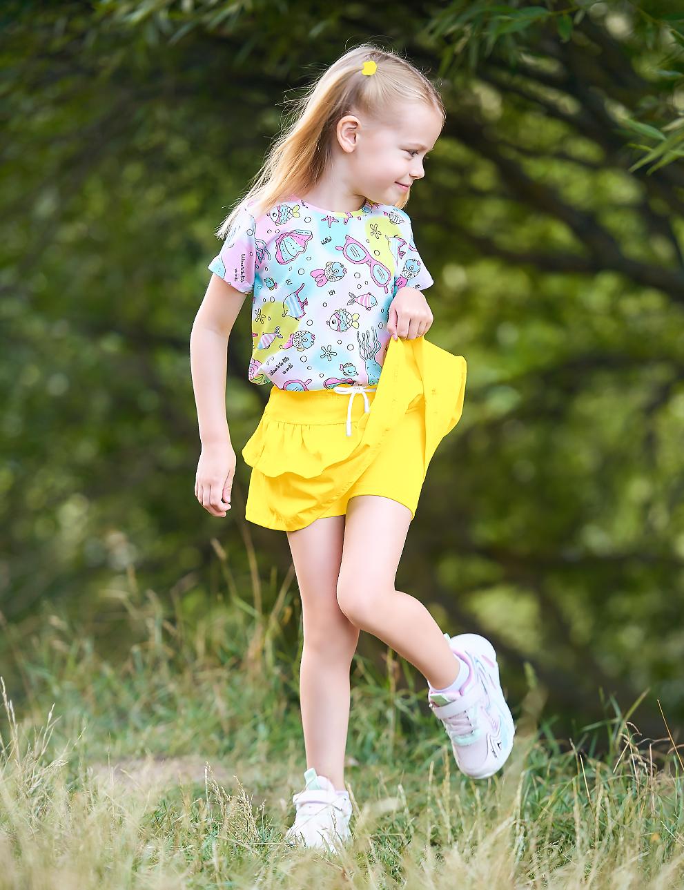 Купить Детская юбка-шорты KETMIN Bright Summer цв.Белый оптом от  производителя в Иваново.