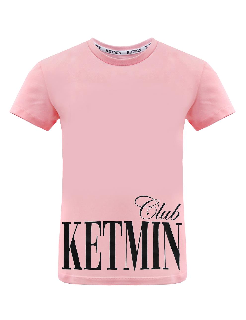 Футболка для девочки KETMIN CLUB цв.Розовый