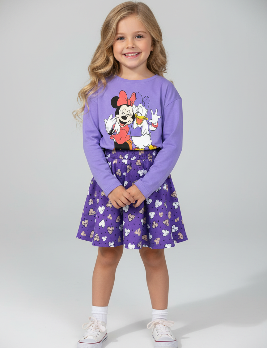 Костюм для девочки KETMIN LONG HAPPY LIFE цв.Сиреневый/Фиолетовый