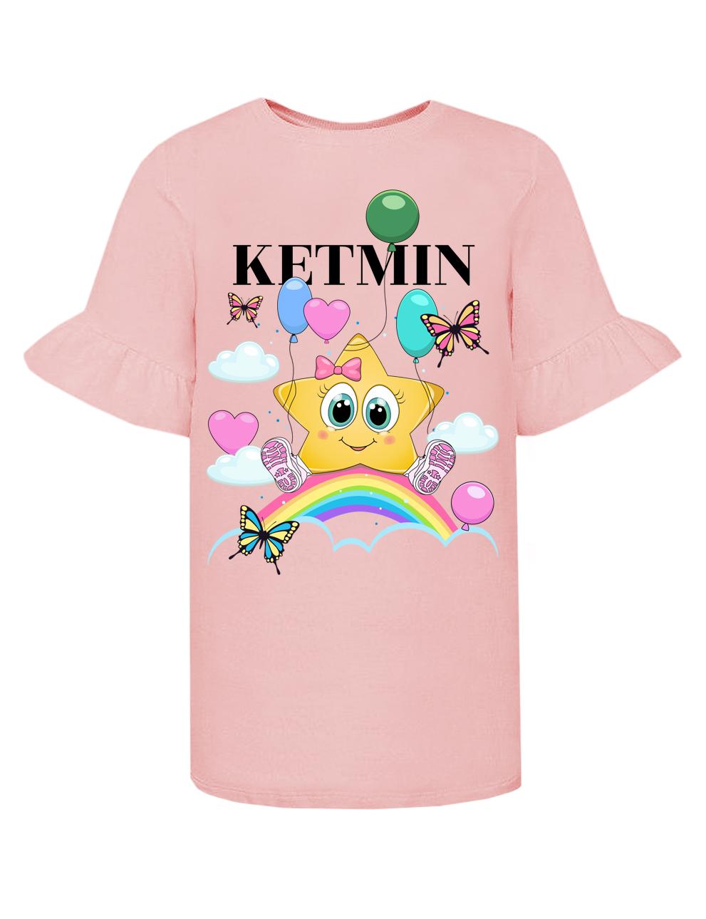 Футболка для девочки KETMIN STAR MINI цв.Розовый