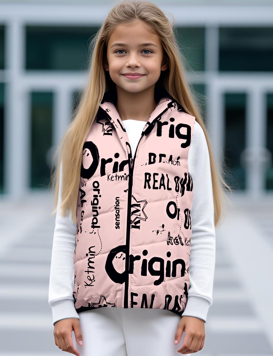Жилет детский ЮНИСТРИМ KETMIN цв.REAL ONE Пудра