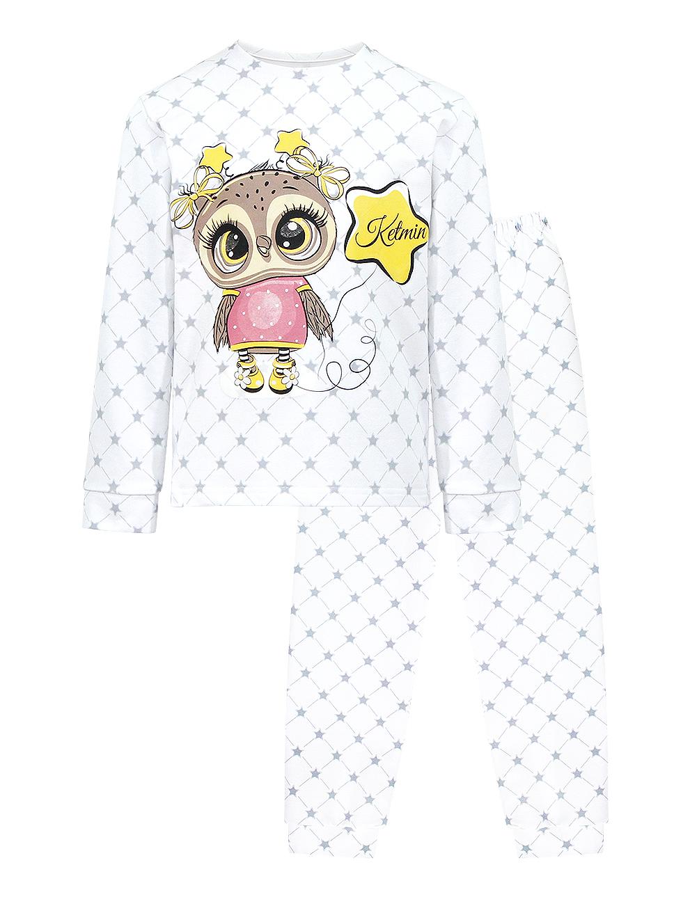 Пижама детская с брюками KETMIN СОВУШЕЧКА цв.Белый