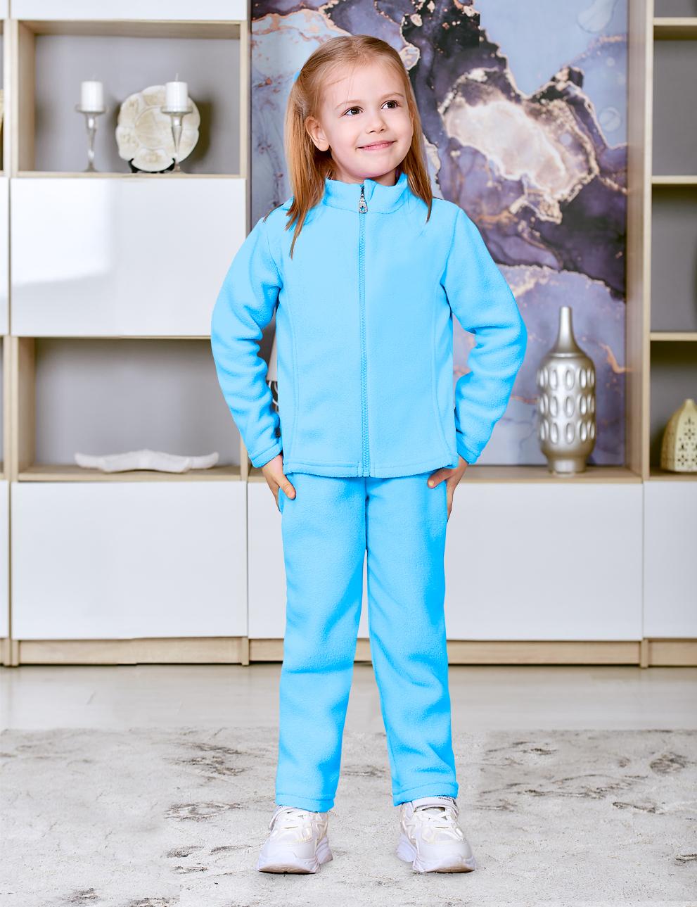 Флисовый костюм детский KETMIN Princess цв.Голубой